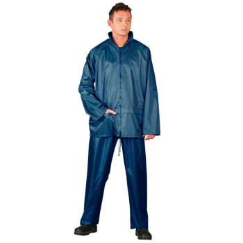 PRZECIWDESZCZOWY KOMPLET GRANATOWY KPLG ROZMIAR XL