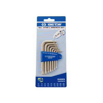 KOMPLET IMBUSÓW TORX Z OTWOREM 7 SZTUK T10 - T40