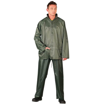 PRZECIWDESZCZOWY KOMPLET ZIELONY KPLZ ROZMIAR M