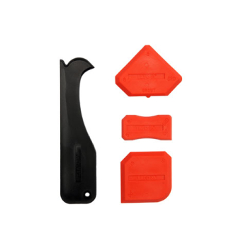 ZESTAW SZPACHELEK DO SILIKONU 4 CZĘŚCI  Z OBCINAKIEM