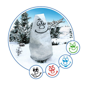 KAPTUR OCHRONNY 70*80CM  AGRO. NADRUK  50G/M2 BIAŁY WIĄZANY