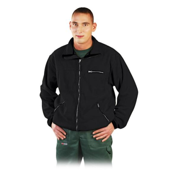 BLUZA Z POLARU HONEYB CZARNY ROZMIAR M