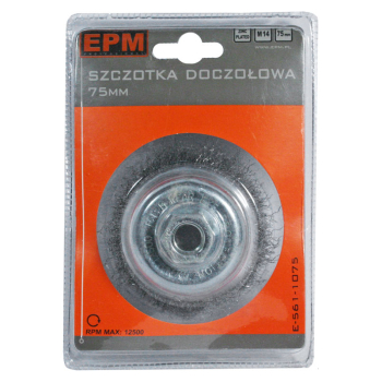 SZCZOTKA DOCZOŁOWA 75MM ZN