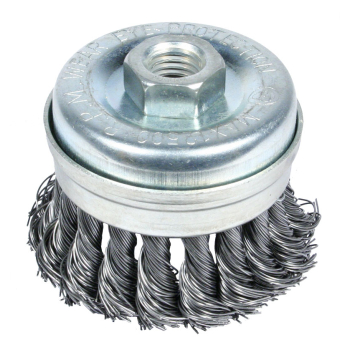 SZCZOTKA DOCZOŁOWA SPLATANA 65MM ZN