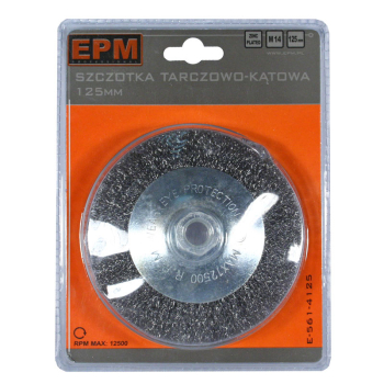 SZCZOTKA TARCZOWO-KĄTOWA 125MM ZN