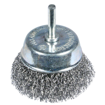 SZCZOTKA DOCZOŁOWA Z TRZPIENIEM 63MM ZN