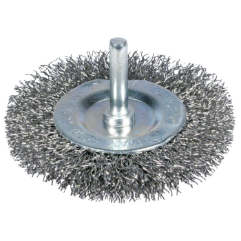 SZCZOTKA TARCZOWA Z TRZPIENIEM 38MM ZN