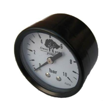 MANOMETR GZ 1/4 TYLNE