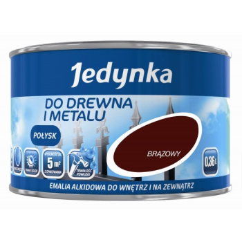 EMALIA ALKIDOWA DO DREWNA I METALU POPIELATY 0,36L