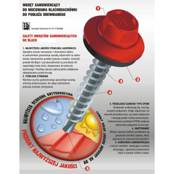 WKRĘT SAMOWIERTNY 4.8*35MM RAL 6020