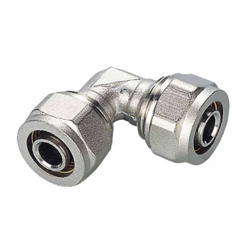 KOLANO PEX-AL-PEX CHROM 16*16 PODWÓJNE