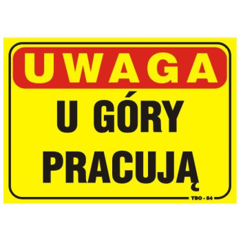 TABLICA 35*25CM UWAGA! U GÓRY PRACUJĄ