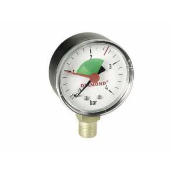 MANOMETR TECHNICZNY ŚR. 50MM 0-4 BAR GW 1/4'