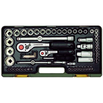 Zestaw kluczy nasadowych z grzechotkami 1/2'' 1/4'' 65 szt. Proxxon