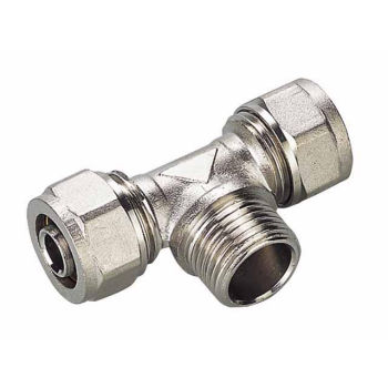 TRÓJNIK PEX-AL-PEX CHROM 3/4*20*20 CHŁOPCZYK