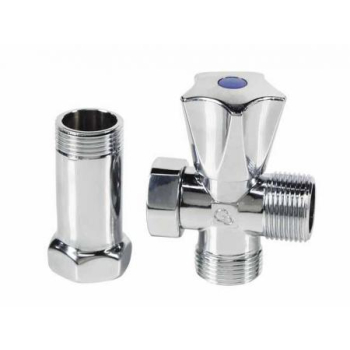 ZAWÓR KĄTOWY Z PRZEDŁUŻKĄ 3-WYJŚCIA 3/4*3/4*3/4