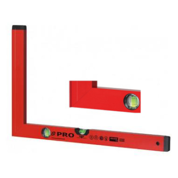 KĄTOWNICA BUDOWLANA 50*80CM PION, POZIOM STOPKA MALOWANA