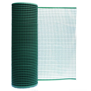 SIATKA PVC KWADRA 10 OCZKO 10MM 1.0M*50MB SREBRNA