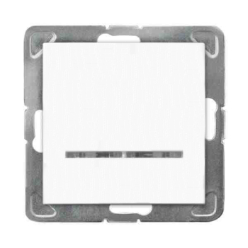 IMPRESJA ŁĄCZNIK JEDNOBIEGUNOWY Z PODŚWIETLENIEM BIAŁY