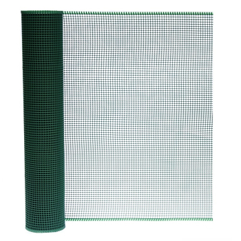 SIATKA PVC KWADRA 5 OCZKO 5MM 1.0M*50MB ZIELONA