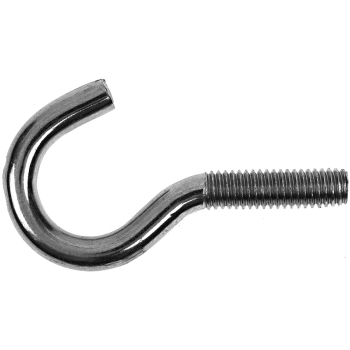 ŚRUBA HAKOWA OTWARTA Z GWINTEM METRYCZNYM R8 6*50MM