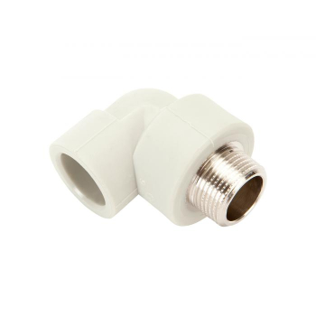 PP-R KOLANO GWINT ZEWNĘTRZNY 90 STOPNI  20MM X 1/2 PN25