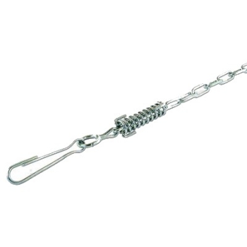ŁAŃCUCH DLA PSA Z AMORTYZATOREM OCYNKOWANY 3MB 5MM