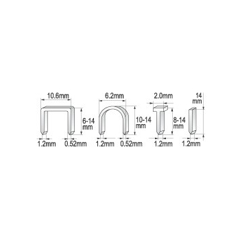 ZSZYWACZ TAPICERSKI 6-14MM