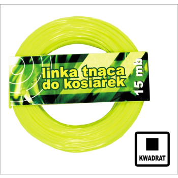 ŻYŁKA DO WYKASZARKI KWADRAT 3.0MM 15M