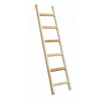 DRABINA DREWNIANA PRZYSTAWNA 8 SZCZEBLI 264CM