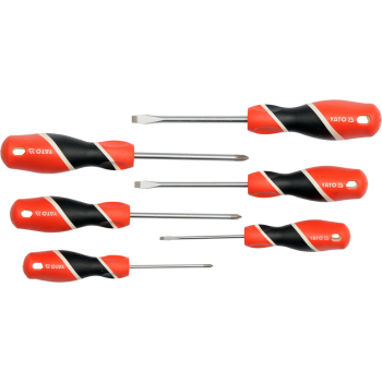 ZESTAW WKRĘTAKÓW PŁASKICH I KRZYŻOWYCH 6 SZTUK