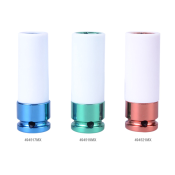 NASADKA DŁUGA UDAROWA CIENKOŚCIENNA Z TULEJĄ 1/2'' 19MM*80