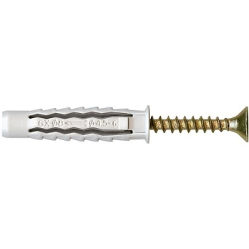 DYBEL UNIWERSALNY ŁEB Z NACIĘCIEM KRZYŻOWYM GXK 10/60MM