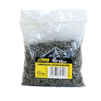 GWOŹDZIE STANDARDOWE 1.4*25MM OP-0.50KG