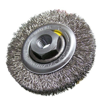 SZCZOTKA TARCZOWA DRUT STALOWY M-14, FI110MM