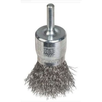 SZCZOTKA PĘDZELKOWA DRUT STALOWY TRZPIEŃ 6MM, FI15MM