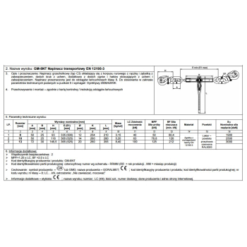 NAPINACZ TRANSPORTOWY 8MM