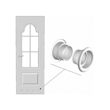 TULEJKA WENTYLACYJNA FI40 BEŻOWA