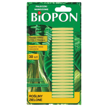 NAWÓZ PAŁECZKI, NAWOZOWE DO ROŚLIN ZIELONYCH 30 SZT.