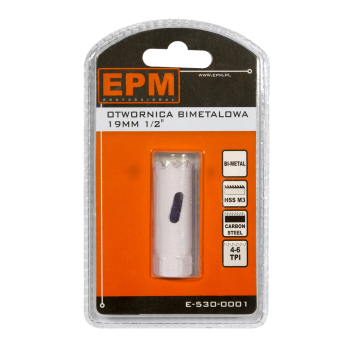 OTWORNICA BI-METALOWA 19MM UCHWYT 1/2''