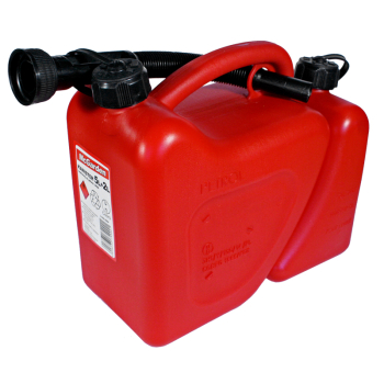 KANISTER PLASTIK NA BENZYNĘ I OLEJ ŁAŃCUCHOWY 5L+2L