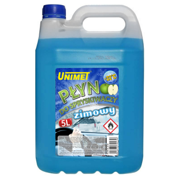 PŁYN DO SPRYSKIWACZY ZIMOWY 5L DO-22 NA ETANOLU NIEBIESKI