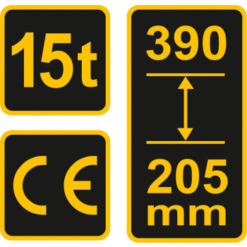 Podnośnik hydrauliczny słupkowy 15T Vorel 80072