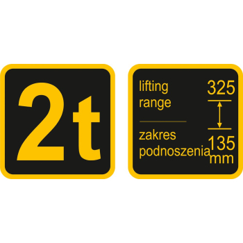 Podnośnik samochodowy żaba 2T Vorel 80111