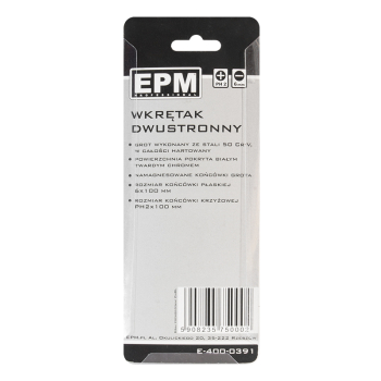 WKRĘTAK ODWRACALNY 220MM Z BITEM PH2*6.0MM