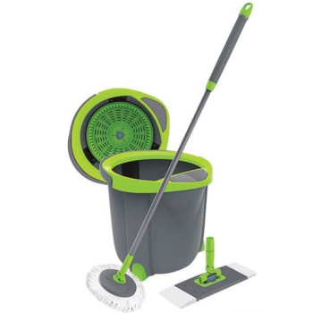 ZESTAW DO SPRZĄTANIA WIADO Z WYCISKACZEM + 2 MOPY