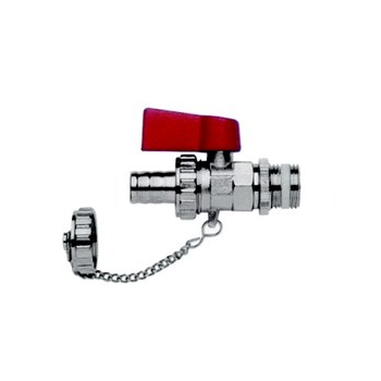 ZAWÓR KULOWY SPUSTOWY Z KOŃ. NA WĄŻ Z ZAŚLEPKĄ DN 20 (3/4')