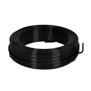 DRUT OCYNKOWANY POKRYTY  PCV. 2.0MM . CZARNY...