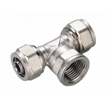 TRÓJNIK PEX-AL-PEX CHROM 3/4*20*20 DZIEWCZYNKA