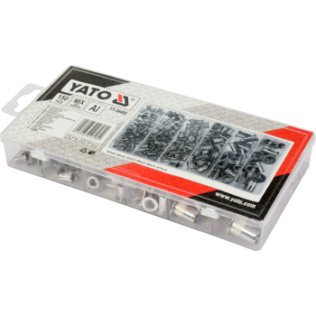 ZESTAW NITONAKRĘTEK ALU M3- M10, 150SZT